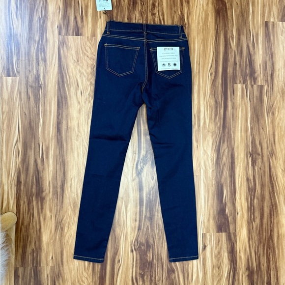 Etica Dark Denim High Rise Jeans - Picture 3 of 8